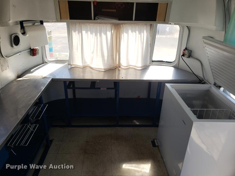 image for item DF3362 1973 Air Stream Land Yacht mobile kitchen