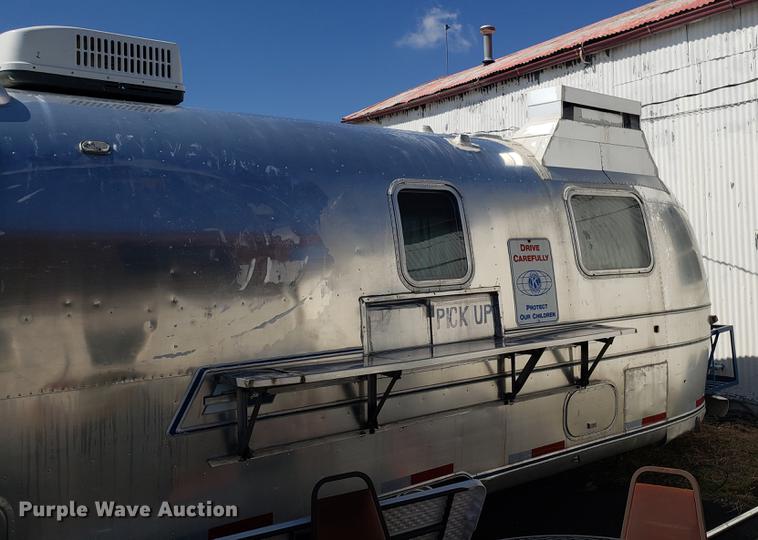 image for item DF3362 1973 Air Stream Land Yacht mobile kitchen