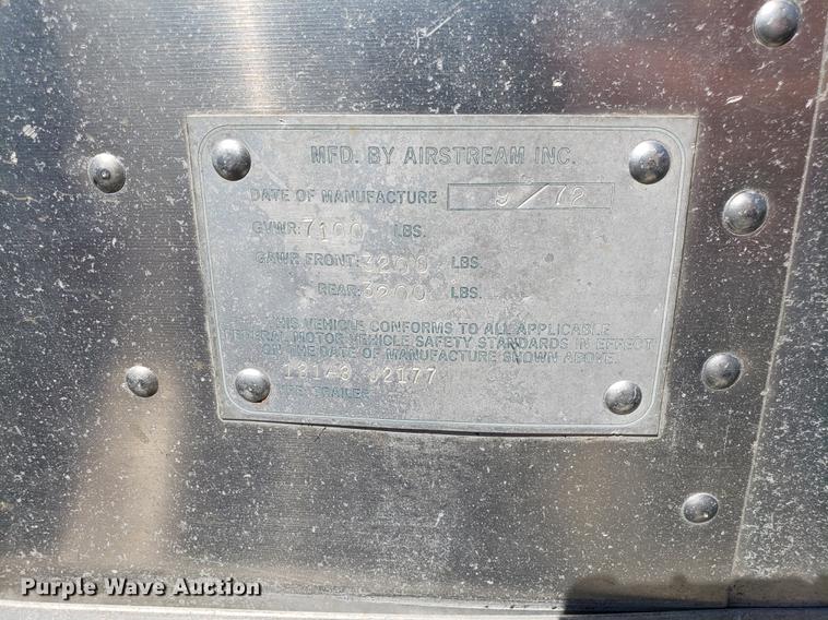 image for item DF3362 1973 Air Stream Land Yacht mobile kitchen