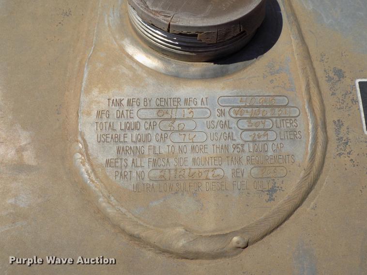 image for item DF4398 Aluminum saddle fuel tank