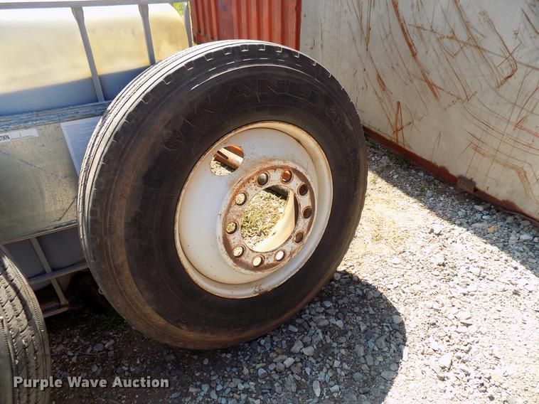 image for item DF4402 (2) 11R22.5 tires and wheels