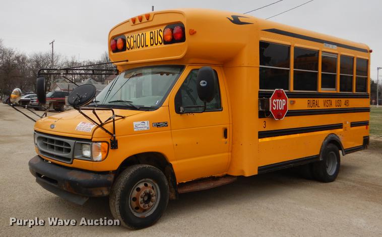 image for item DG0958 2001 Ford Econoline E450 Super Duty school bus