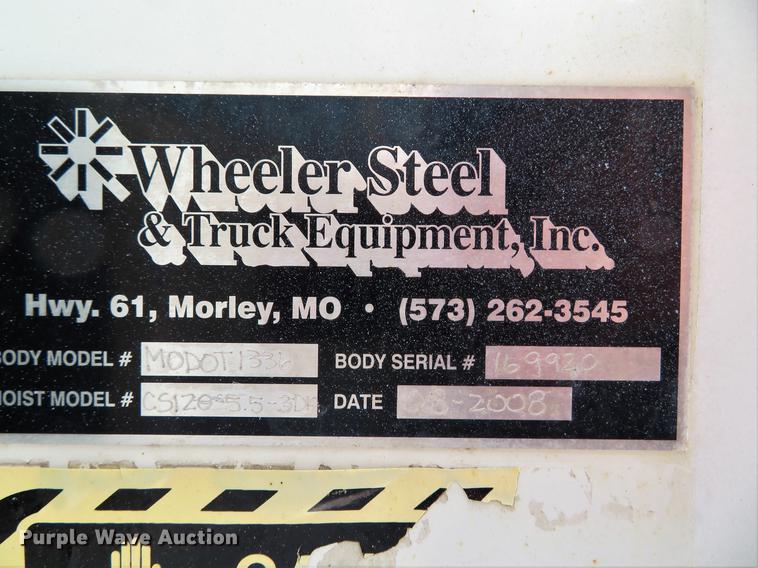 image for item DG3895 2009 International WorkStar 7400 dump truck