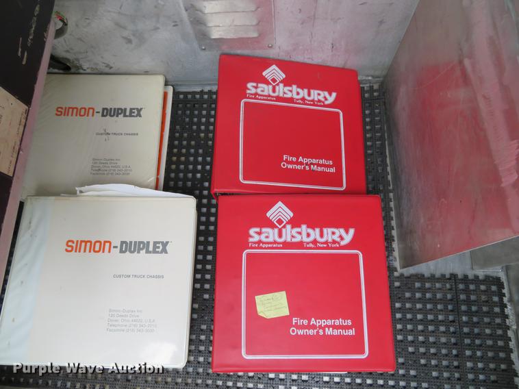 image for item DG3902 1990 Simon Duplex 5186-90 rescue truck