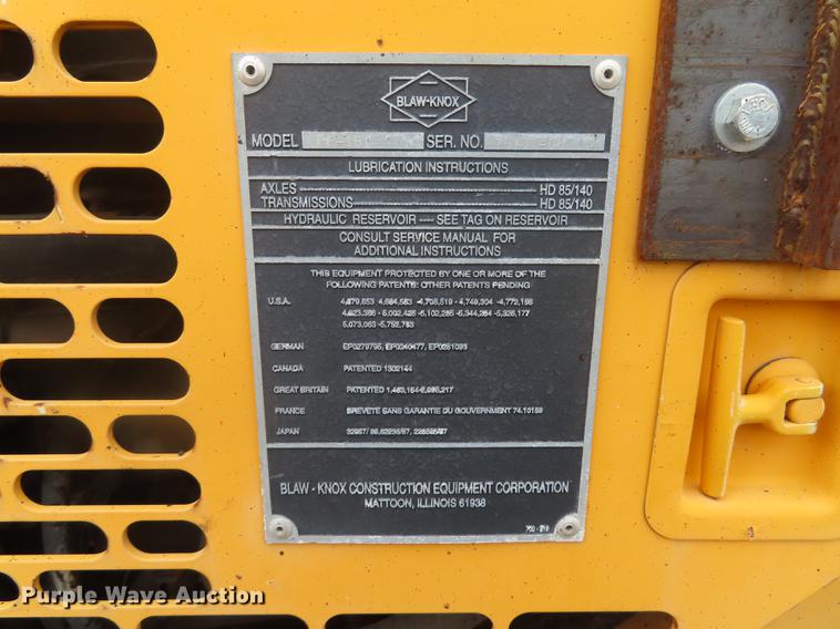 image for item DN9071 Blaw-Knox PF-161 paver