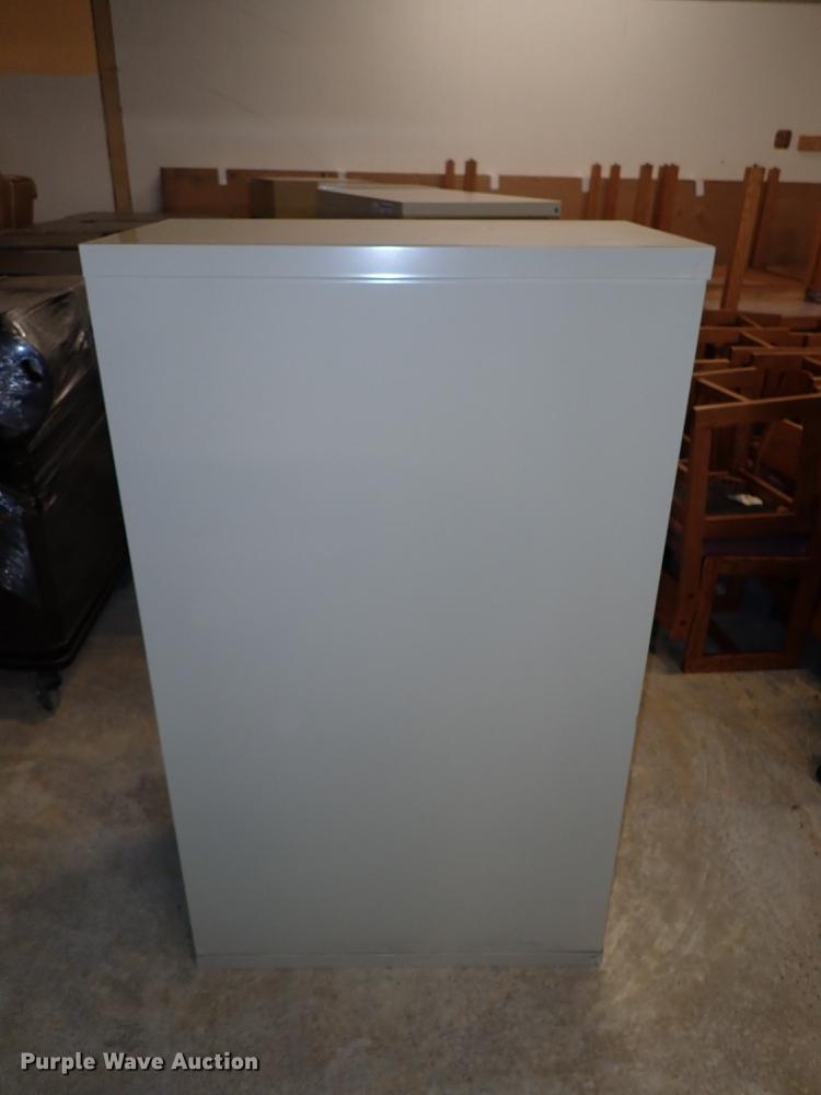 image for item EH9182 Fire King four drawer file cabinet