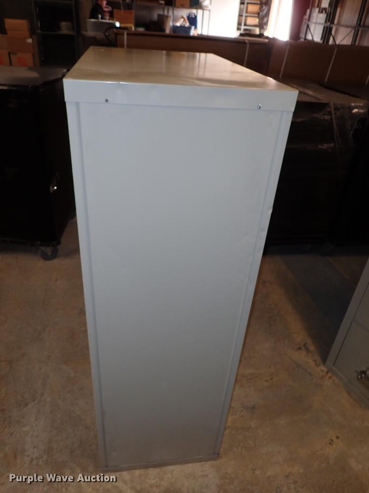 image for item EH9182 Fire King four drawer file cabinet