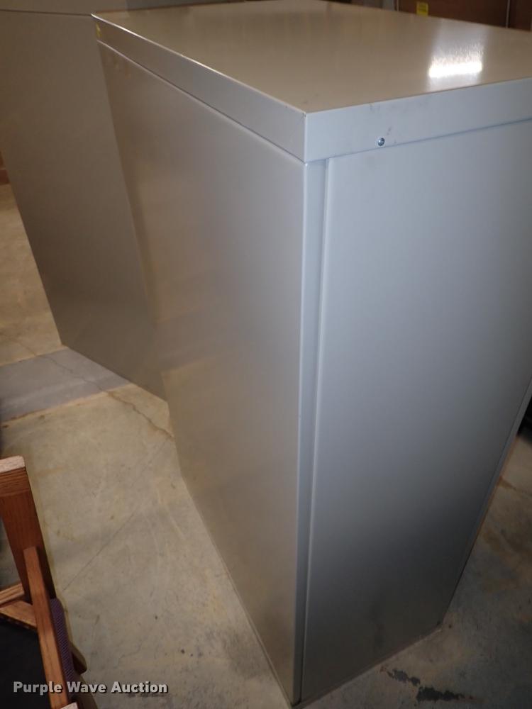 image for item EH9184 Fire King four drawer file cabinet