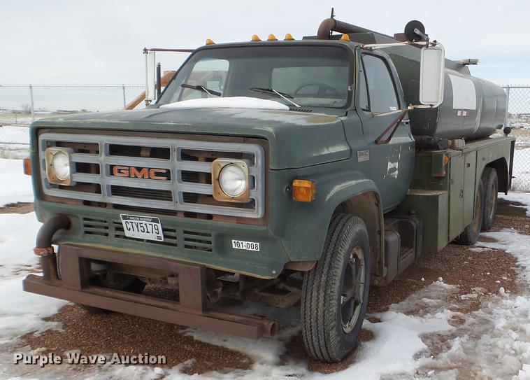 image for item EJ9012 1984 GMC 6500 tank truck