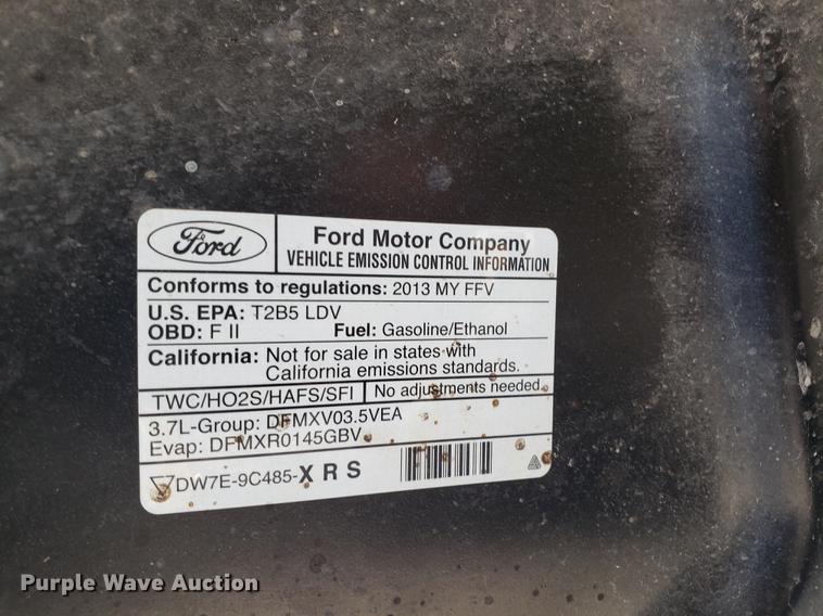 image for item EN9806 2013 Ford Taurus Police Interceptor