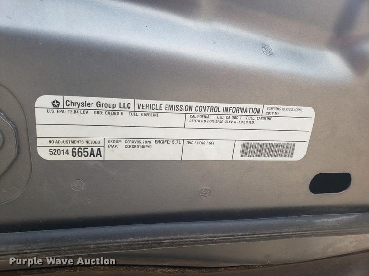 image for item EN9807 2012 Dodge Charger Police