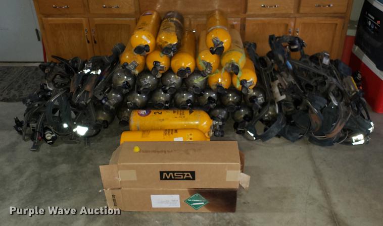 image for item EN9838 Approximately 35 Scott 2216 Air-Pak bottles