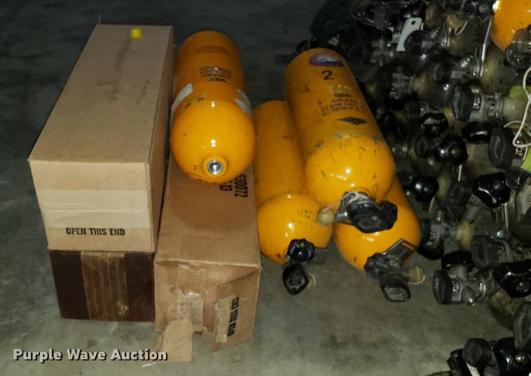 image for item EN9838 Approximately 35 Scott 2216 Air-Pak bottles