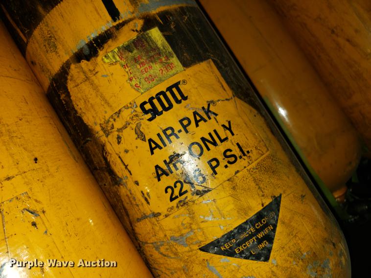 image for item EN9838 Approximately 35 Scott 2216 Air-Pak bottles