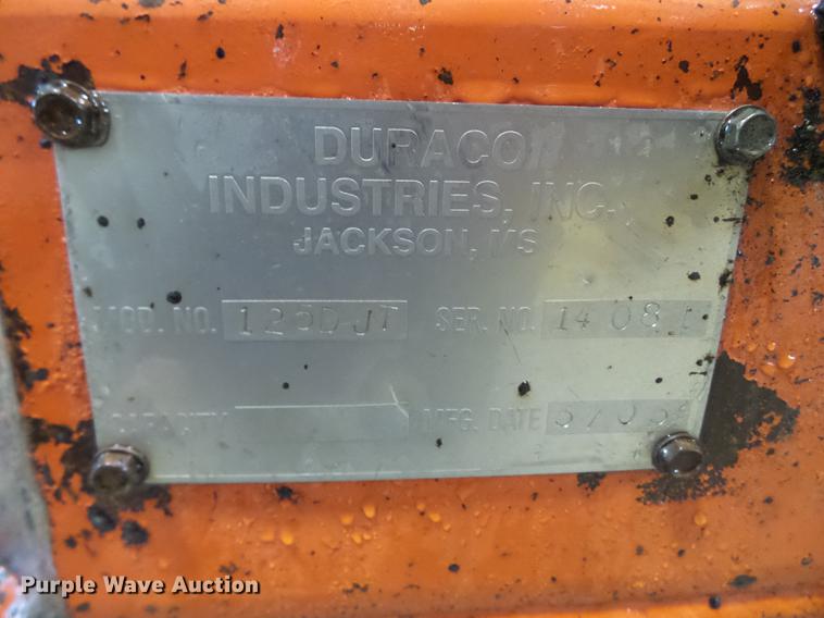 image for item EW9984 2005 Duraco 125D asphalt patch machine