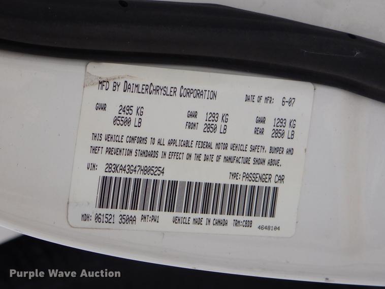 image for item EZ9870 2007 Dodge Charger