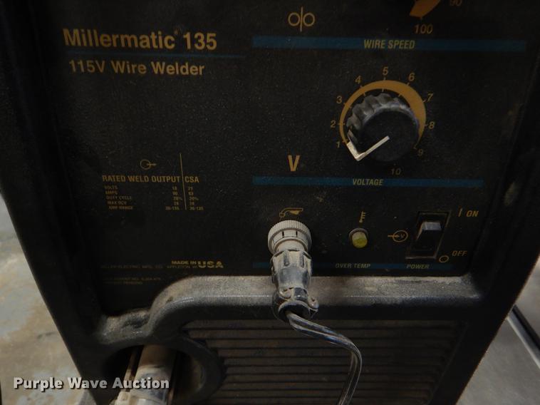 image for item FK9016 Miller Millermatic 135 wire welder