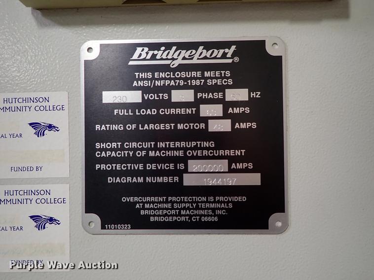 image for item FN9770 Bridgeport EZ-Path 50 lathe