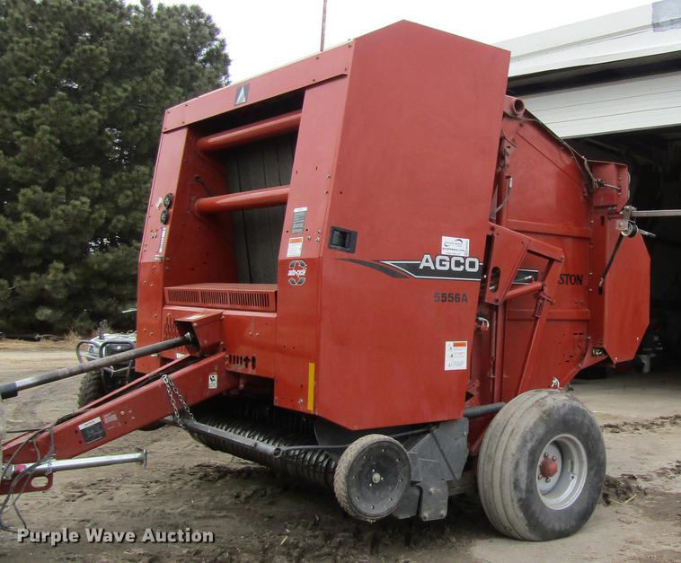 image for item DB4926 2008 AGCO Hesston 5556A round baler