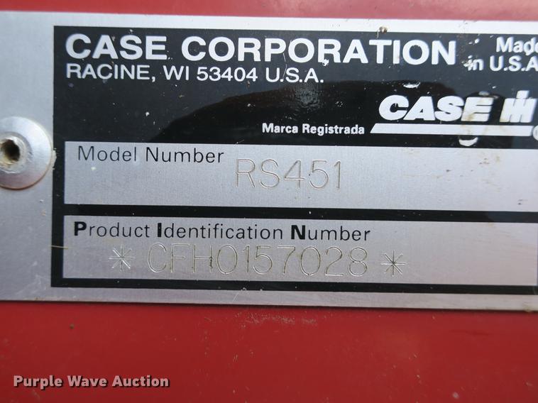 image for item DB8841 1999 Case IH RS451 round baler