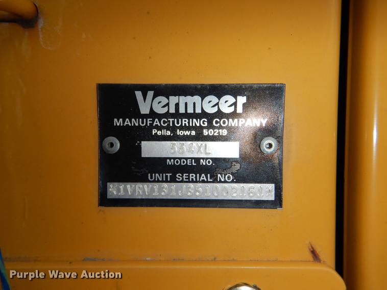 image for item DE0076 2005 Vermeer 554XL Accu-Bale Plus round baler