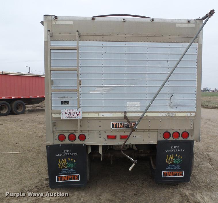 image for item DF2997 1995 Timpte double hopper grain trailer
