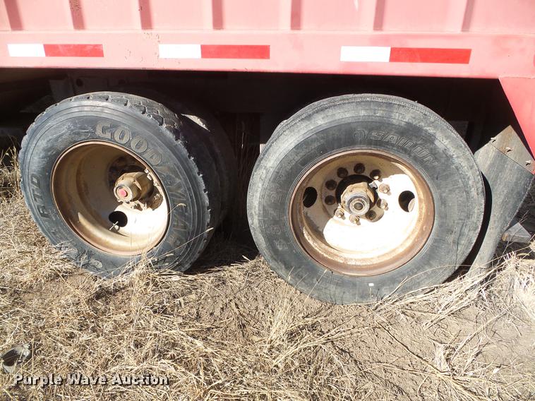 image for item DF2998 2012 Renegade double hopper bottom grain trailer