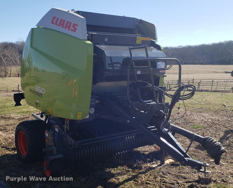 image for item DF3365 2014 Claas Variant 360 round baler