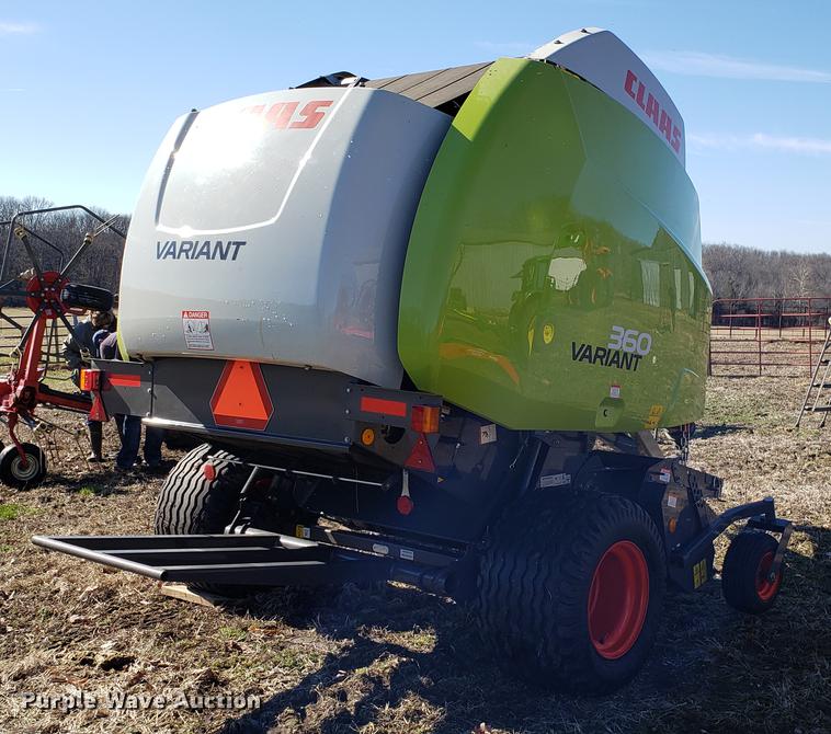 image for item DF3365 2014 Claas Variant 360 round baler