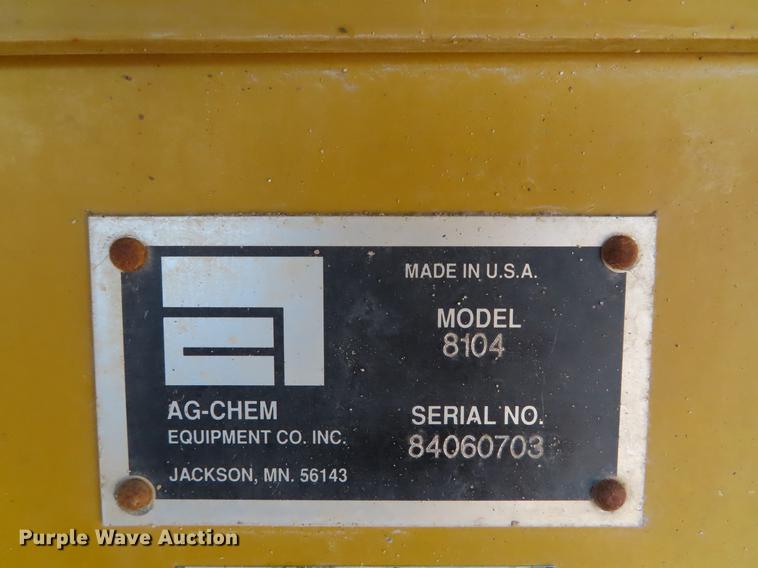 image for item DF7732 2003 Ag-Chem TerraGator 8104 applicator