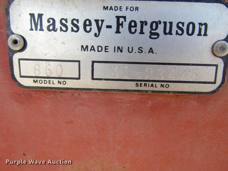 image for item DF7916 1983 Massey-Ferguson 860 combine