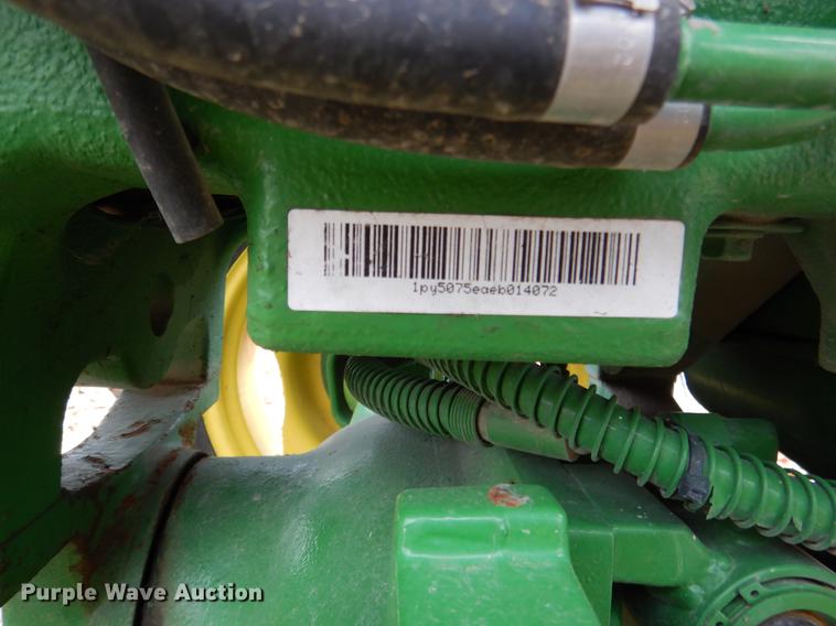image for item DY9799 2015 John Deere 5075E MFWD tractor