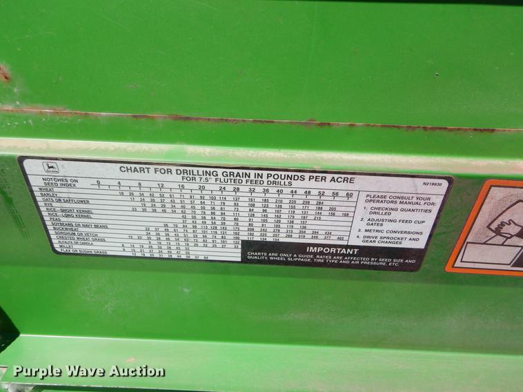 image for item EZ9852 John Deere 750 grain drill