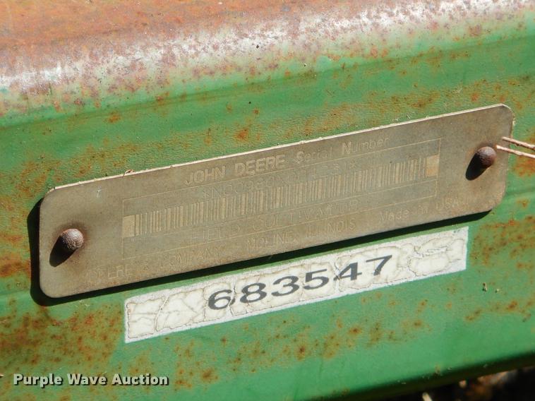 image for item EZ9856 John Deere 980 sweep plow