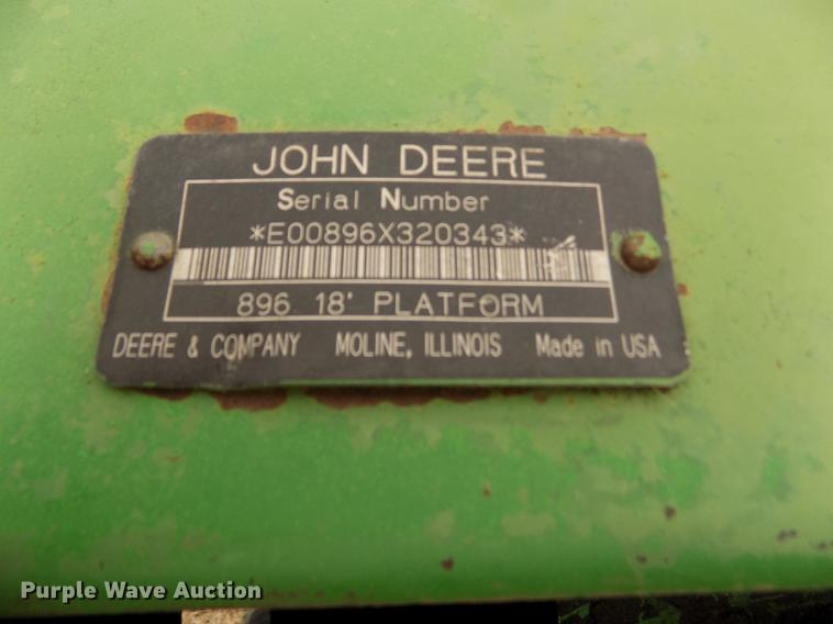 image for item FA9515 2006 John Deere 4895 windrower