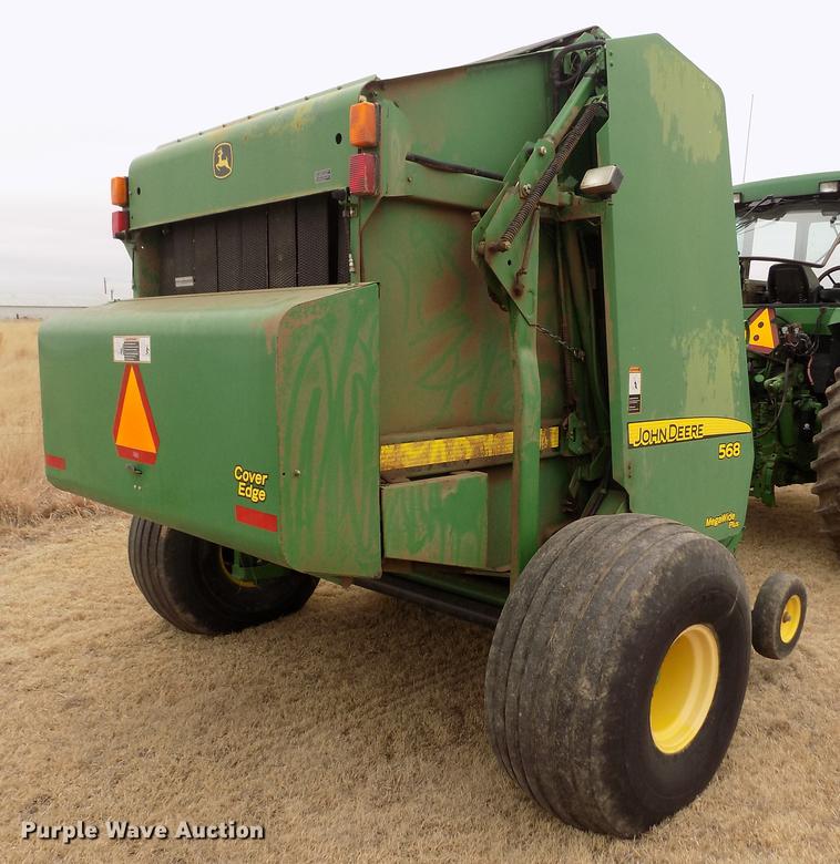 image for item FA9516 2009 John Deere 568 Mega Wide Plus round baler