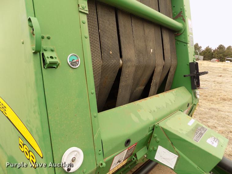 image for item FA9517 2007 John Deere 568 Mega Wide Plus round baler