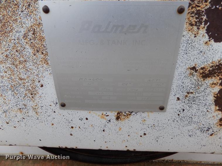 image for item FA9519 1988 Palmer PLB-600 fuel trailer
