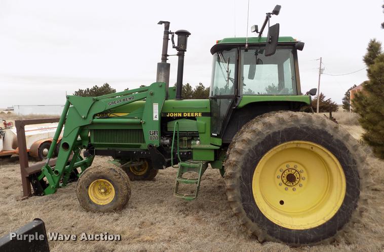 image for item FA9520 1989 John Deere 4755 tractor