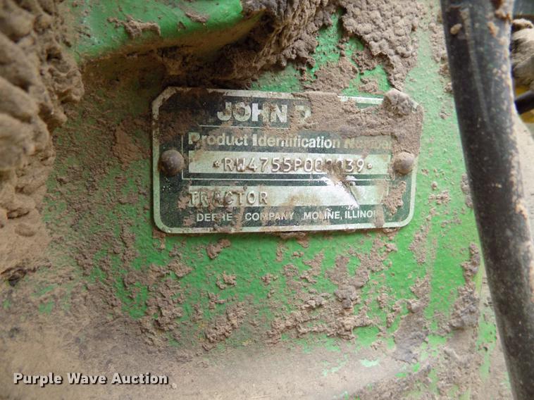 image for item FA9520 1989 John Deere 4755 tractor