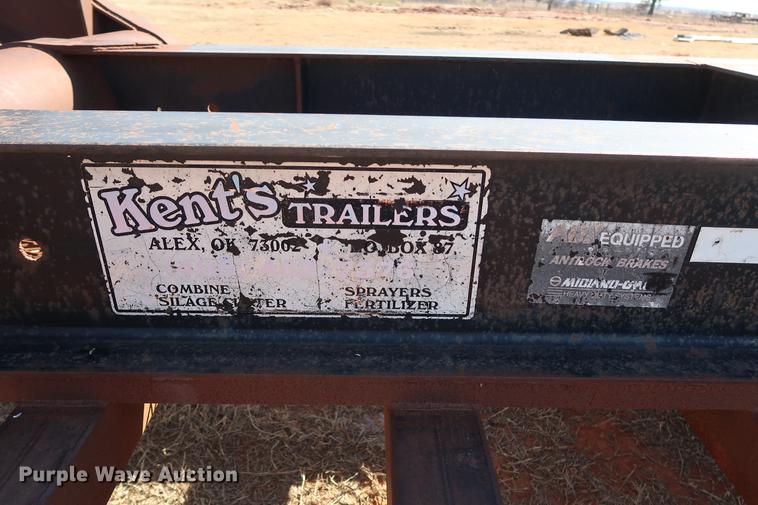 image for item FE9598 Kent's shop built combine trailer
