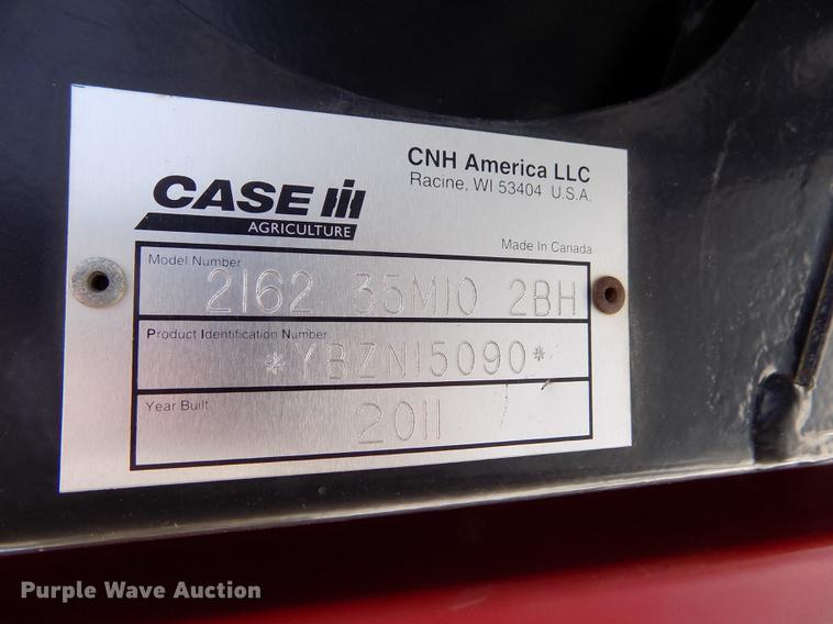 image for item FH9155 2011 Case IH 2162 35M10 2BH flex draper head