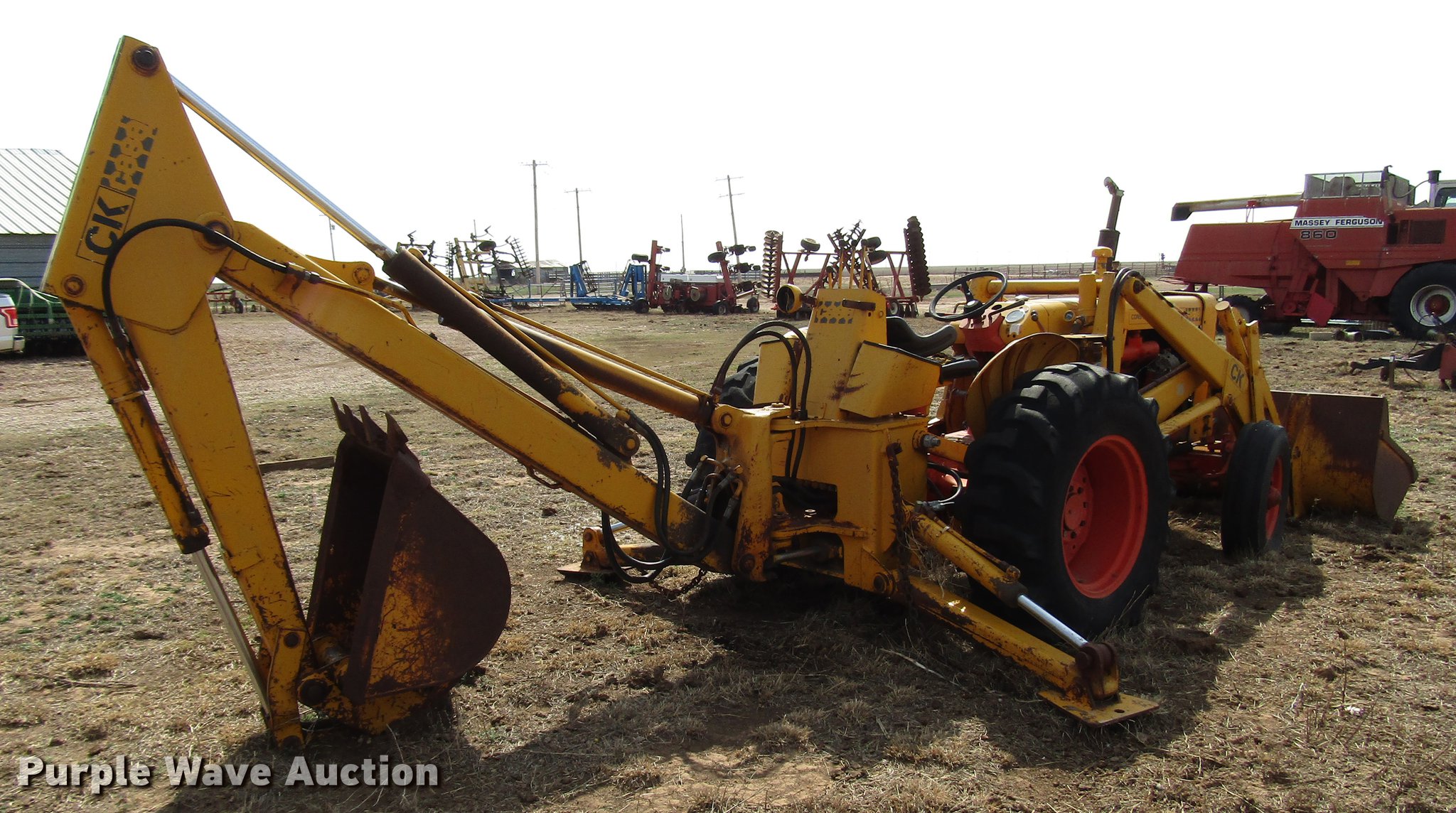 Case 480 backhoe in Panhandle, TX Item DF7923 sold Purple Wave