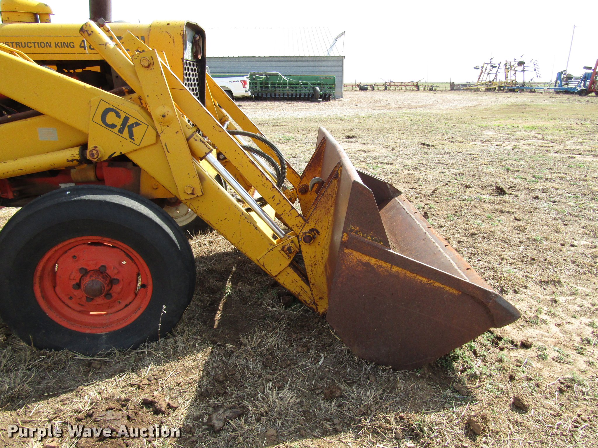 Case 480 backhoe in Panhandle, TX Item DF7923 sold Purple Wave