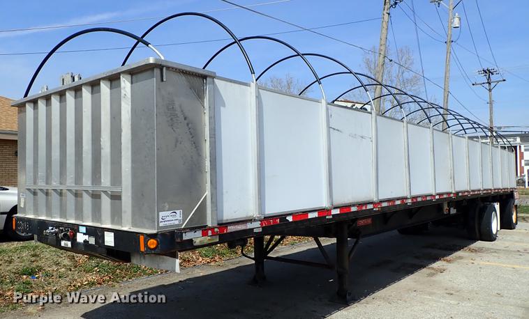 image for item DF8850 2006 Fontaine EFTW-7-8048WSAWK flatbed trailer