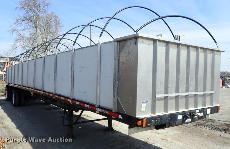 image for item DF8850 2006 Fontaine EFTW-7-8048WSAWK flatbed trailer