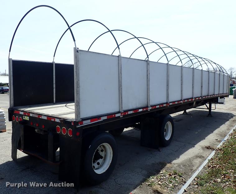 image for item DF8850 2006 Fontaine EFTW-7-8048WSAWK flatbed trailer