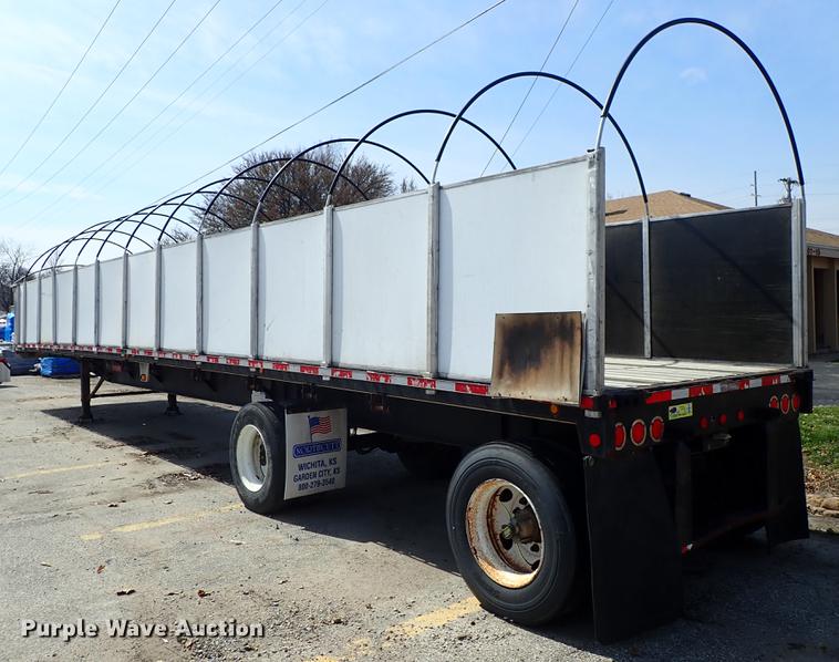 image for item DF8850 2006 Fontaine EFTW-7-8048WSAWK flatbed trailer
