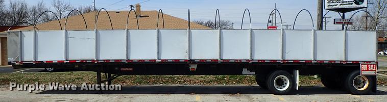 image for item DF8850 2006 Fontaine EFTW-7-8048WSAWK flatbed trailer
