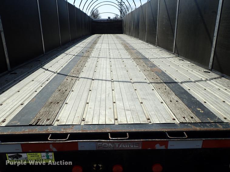 image for item DF8850 2006 Fontaine EFTW-7-8048WSAWK flatbed trailer